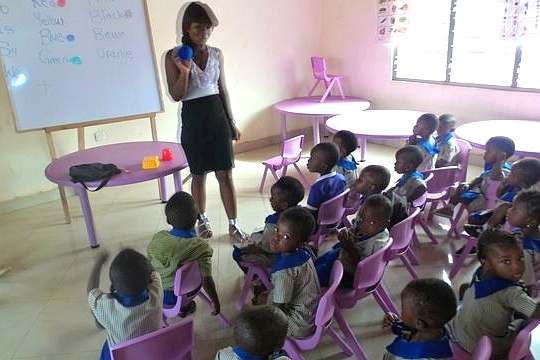 Unterricht im Kindergarten